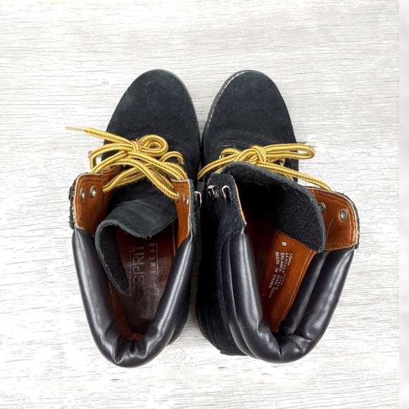 New! Esprit "Lodge" Womens 8 Suede Leather Lace Up Boots - Picture 6 of 8